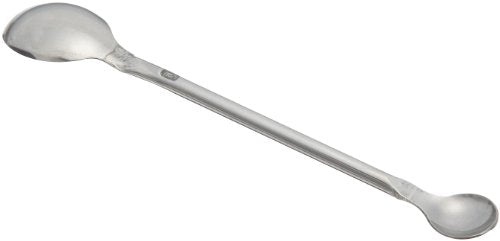 SP Bel-Art Stainless Steel Double-Ended Spoon; 0.5ml and 2.0ml (Pack of 2) (H36729-0015)