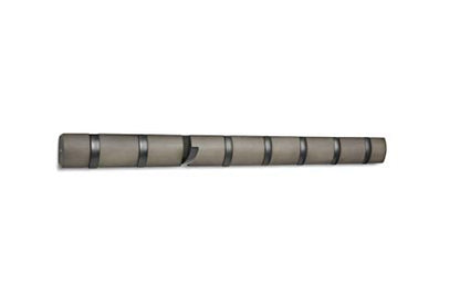 Umbra Flip Coat Rack, Wall Mount 8-Hook, Space Saving, Grey/Pewter - color: Grey/Pewter, size: 8 hook