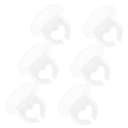 LIOOBO 2sets Fish Tank Lamp Aquarium Light Bracket Suction Cup Design Sturdy Silicone Aquarium Lid Clips 6pcs*2
