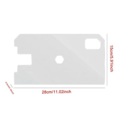 Tank Cover with Feeding Window Acrylic Aquariums Canopy Anti Jump Aquarium Lid Tank Lid, 280x150x4mm - color: 280x150x4mm
