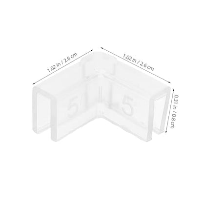 10pcs Silicone Corner Guards 90-Degree L-Shaped Protective Edges for Fish Tank Aquarium Furniture Safety Bumpers