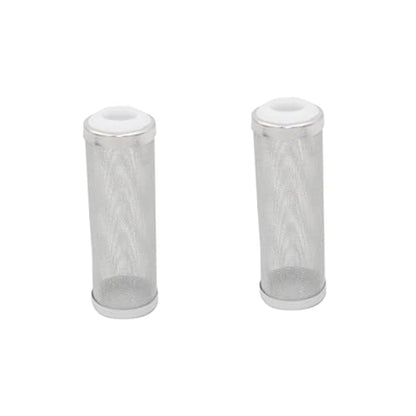 FOMIYES 6pcs Stainless Steel Aquarium Inlet Cover Nets White Prevents Debris Protects Young Fish Design for Freshwater Environments
