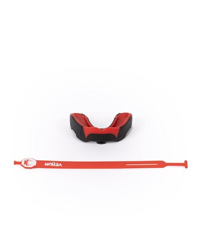 Venum Predator Mouthguard - Strap/Strapless - color: Black/Red