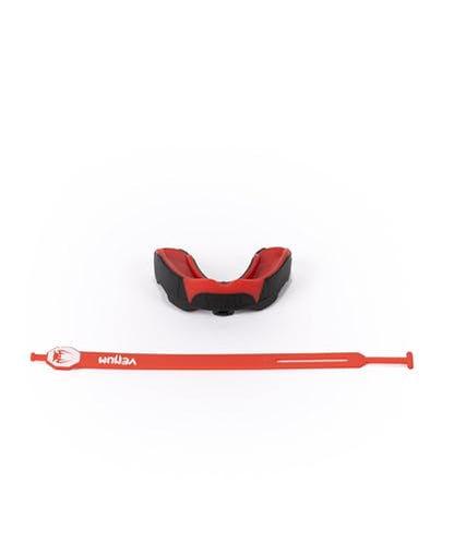 Venum Predator Mouthguard - Strap/Strapless - color: Black/Red