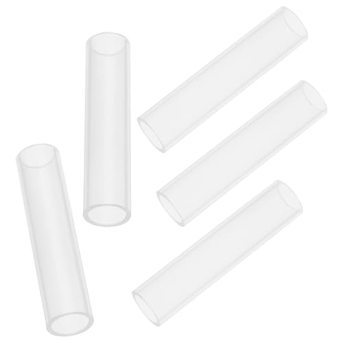 Toyvian Acrylic Shrimp Cave Fish Tank Hideout Shelter 5-Hole Aquarium Breeding Tube Ornament for Shrimp and Small Fish Landscaping