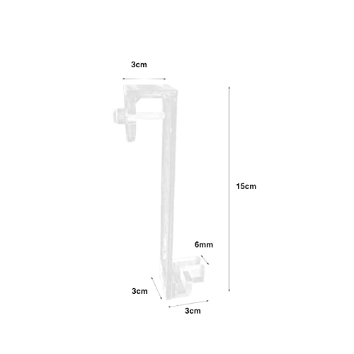 Negative Pressures Fish Tank Bracket Fish Tank Fittings Small Clear Newborn Fry Fish Breeding Box Desktop Aquarium Accessory, A 15cm - color: A 15cm