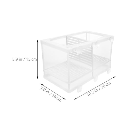 VANZACK Aquarium Fish Breeding Box Divider for Fry Hatching and Safe Separation Incubator for Fish Lightweight and Easy to Clean Nursery Tank