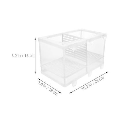 VANZACK Aquarium Fish Breeding Box Divider for Fry Hatching and Safe Separation Incubator for Fish Lightweight and Easy to Clean Nursery Tank