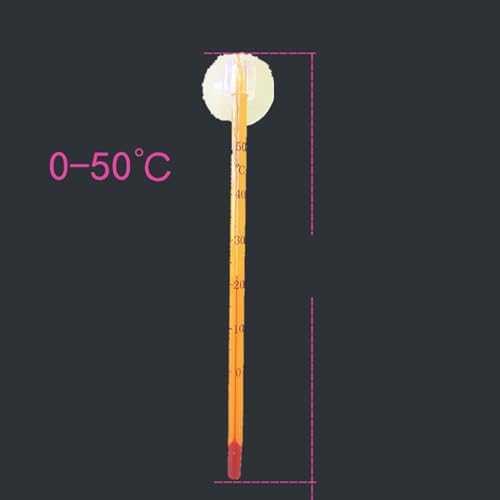 Liquid-in-Glass Aquarium Measure Temp Meter Tools Floating Water Temperature Meter - style: A#