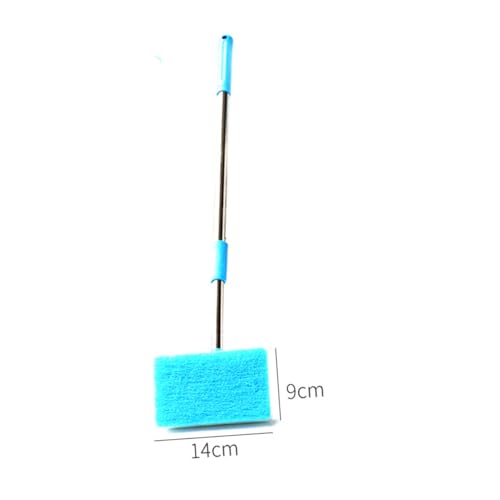 Happyyami Aquarium Cleaning Brush Set 2 Pcs Telescopic Sponge Brush Long Handle Scrubber for Fish Tank Glass Cleaning