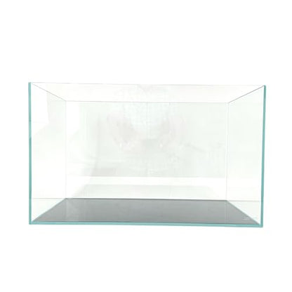 LIFEGARD Low Iron Ultra Clear Crystal Rimless Aquarium with Foam Leveling Mat – with 45-Degree Beveled Edge, Rectanglular Style – for Fish and Corals – 17 Gallon 6mm Glass (23.62" x 11.81" x 14.17")