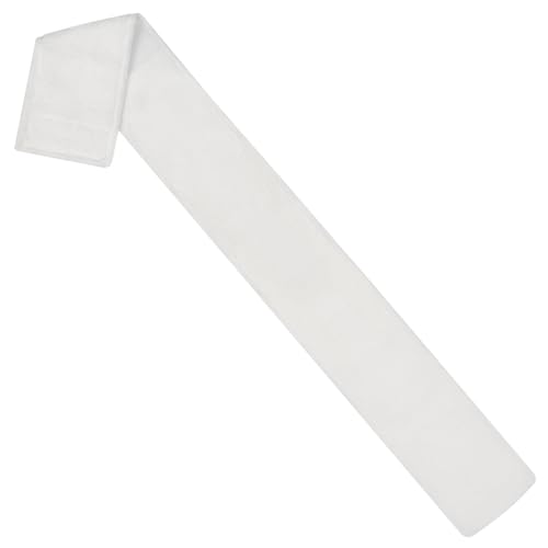 DkOvn Football Towel, Streamer Thin Sports Towel with Hook and Loop Closure | for Drying Hands, Gloves and Football Accessories - color: White