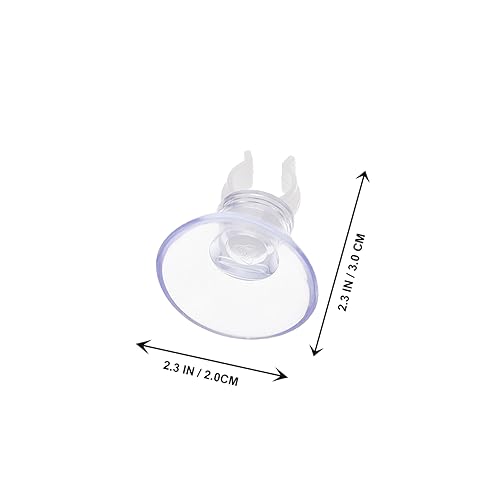 20pcs Plastic Oxygen Hose Suction Cup Fish Tank Oxygen Fixing Oxygen Pump Suction Cup Holder