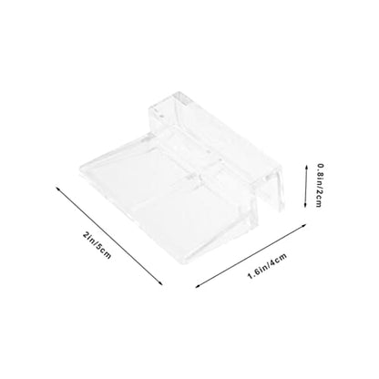 Generic 32pcs Aquarium Cover Clip Holders Fish Tank Lid Bracket Easy to Install Acrylic Support for Aquariums and Fish Tanks