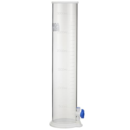 DC-2 Acrylic Aquarium Dosing Container – 3L Auto Top Off Reservoir with Quick Connect Fittings, Low Profile Footprint, Durable Design for Reef Tanks, Saltwater Aquariums & Dosing Pumps