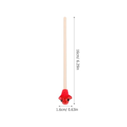 FRCOLOR Fish Training Stick Toys Fish Betta Training Wand Betta Bed Tunnel Hide Resting Tube Wooden Stick Interactive Wooden Wand for Aquariums-Random Color