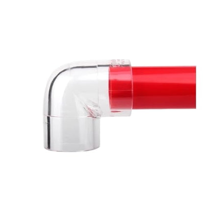 16~50mm Acrylic 90° Elbow Transparent Tube Fittings Aquarium Water Pipe Connector Garden Irrigation Joint Fish Tank Accessories(Inner Dia 50mm)