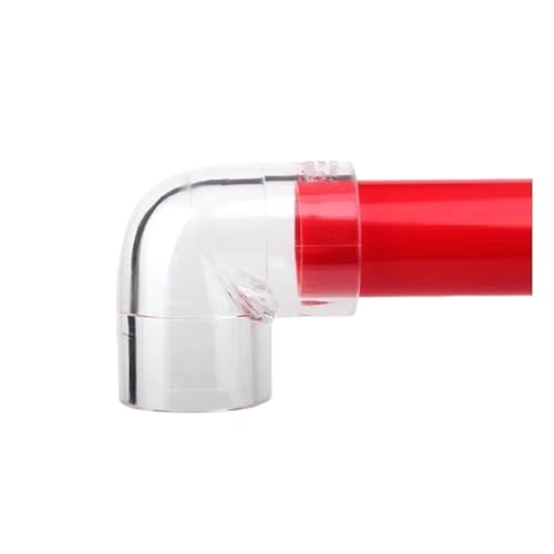 16~50mm Acrylic 90° Elbow Transparent Tube Fittings Aquarium Water Pipe Connector Garden Irrigation Joint Fish Tank Accessories(Inner Dia 50mm)