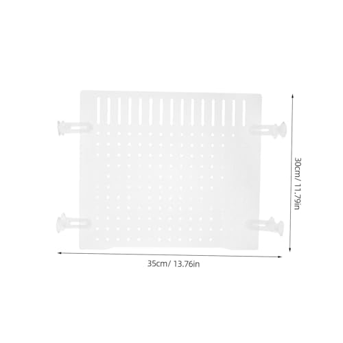 VICASKY Acrylic Aquarium Divider Fish Tank Isolation Board Suction Cups Partition Mesh for Baby Fish Separation Shrimp Isolation and Aquatic Tank Dividers