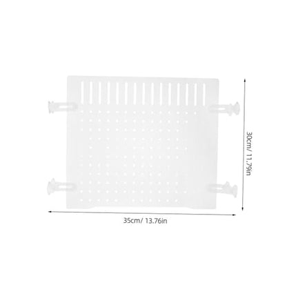 VICASKY Acrylic Aquarium Divider Fish Tank Isolation Board Suction Cups Partition Mesh for Baby Fish Separation Shrimp Isolation and Aquatic Tank Dividers