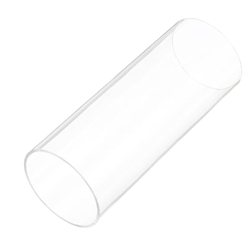 6" Clear Plastic Rigid Pipe 56mm ID x 60mm OD (2 3/16" ID x 2.375" OD) Acrylic Round Tubing, [for Plumbing, Hydraulics, Aquarium] - size: 2 3/16" x 2.375"