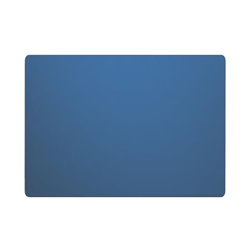 Leather Desk Pad Mat, Non-Slip Desk Blotter Pad - Desk Protector for Office, Home, Lap Desk, Laptop, and Desktop - color: Midnight Blue, size: 17" x 12"