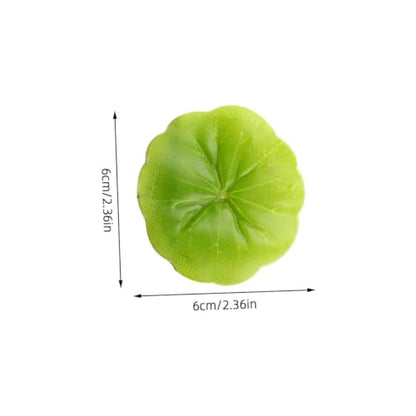 PRETYZOOM 30pcs Artificial Water Lily Leaves, Realistic Floating Water Lily Pads for Fish Tank, Aquarium, Pool, Home Decor, 2.36 Inches, Plastic