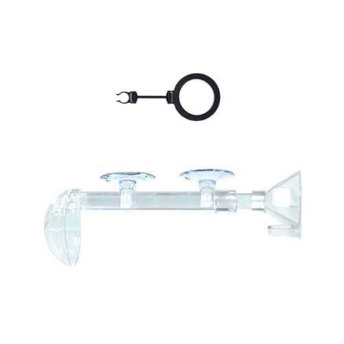Feeder Acrylic Shrimp Feeders Tube Dish Set Highly Transparents Acrylic Aquariums Feeders for Home Aquariums - size: 135-245mm
