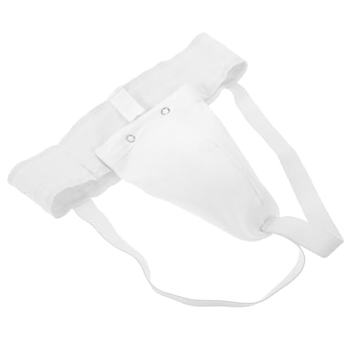 Training Groin Protector for Men with Integrated Breathable Crotch Guard, Wear-Resistant Martial Arts Groin Guard for Boxing, Taekwondo, MMA Sparring and Combat Sports