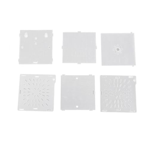 Acrylic Transparent Fish Tank Isolation Box, Aquarium Breeding Incubator Holder with Adjustable Height and Suction Cup Mount for Freshwater Saltwater Tanks (10CM*10CM*10CM) - size: 10CM*10CM*10CM