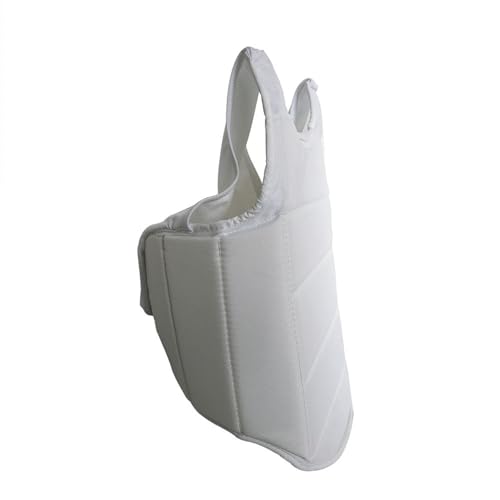 Boxing Chest Guard Body Protector Karate Chest Kickboxing Upper Belly Rib Pad for Kid Taekwondo Adjustable Karate Protectors - size: X-Small