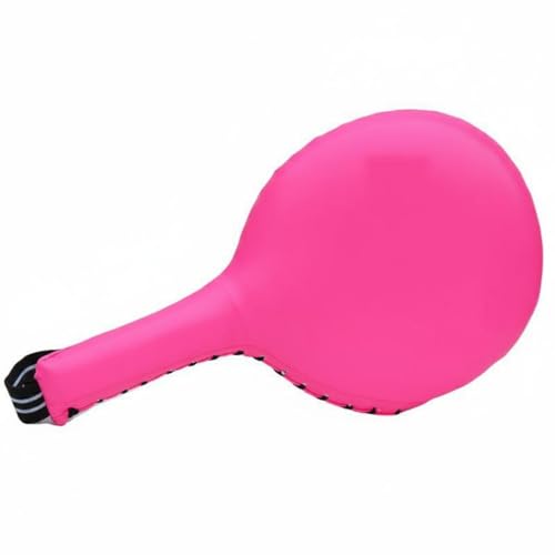 harayaa Arts Target Boxing Paddle Kick Practice Reaction Training PU Sponge Sports Gear Suitable for Beginners Home Gym Coaches, Pink