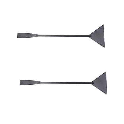 NOLITOY 2pcs Aquascaping Tool Fish Tank Plant Shovel Waterweed Grass Clipper Cleaning Tools for Aquarium Maintenance - color: Blackx2pcs, size: mediumx2pcs