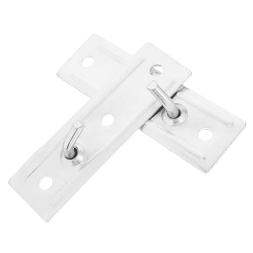 1set Electric Water Heater Mounting Bracket Easy to Install Organizer for Hollow Walls Concealed Design for Clean Appearance Supports Heavy Water Heaters Includes Round Hooks