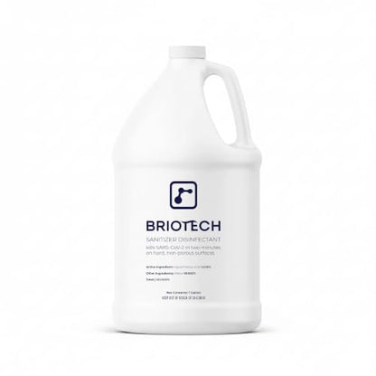 BRIOTECH Sanitizer Disinfectant Hypochlorous, Nursery, 1 Gallon Refill | Kill 99.99% of viruses, bacteria, control mold, eliminate odor, gentle for nursery, play rooms, food contact surfaces - size: 128 Fl Oz (Pack of 1)
