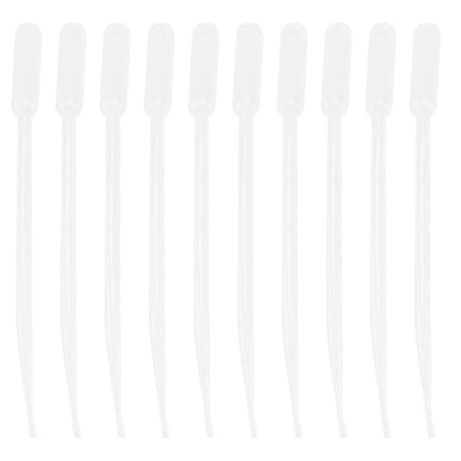 VANZACK 10pcs 5ml Feeding Tubes Shrimp Liquid Feeders Coral Syringe Tubes Long Plastic Pipettes Manual Suction Fish Feeding Tools for Aquarium Pet Supplies