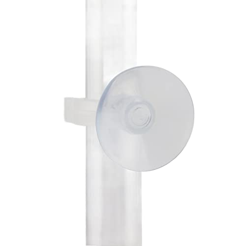 Pssopp Aquarium Fish Shrimp Feeder, Acrylic Clear Shrimp Feeding Tube Transparent Crystal Shrimp Feeding Tube and Dish Shrimp Feeder Tube Tray for Fish Aquarium