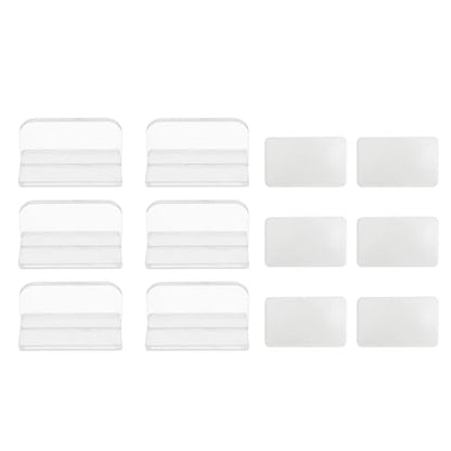 Tyenaza 6Pcs Aquarium Cover Handle, Secure Grip Acrylic Aquarium Lid Pull Handle for Home