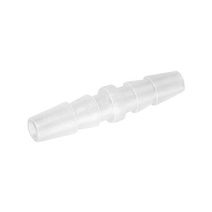 Plastic Hose Barb Fitting, 1/4" x 1/4" Barbed Splicer Mender Joint Adapter Union Fitting (Pack of 5) - size: 1/4 inch