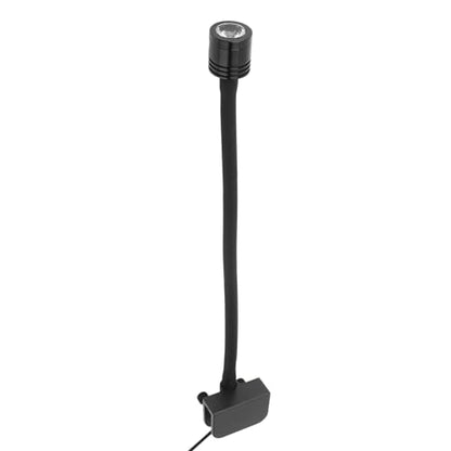Omabeta LED Aquarium Clamp/Holder On Light for 3-6 Gallon Fish Tank, Adjustable Clamp Lamp for Plants and Fish, USB Power Supply, Aluminum Alloy + Silicone Soft Tube (Warm Light) - size: Warm Light