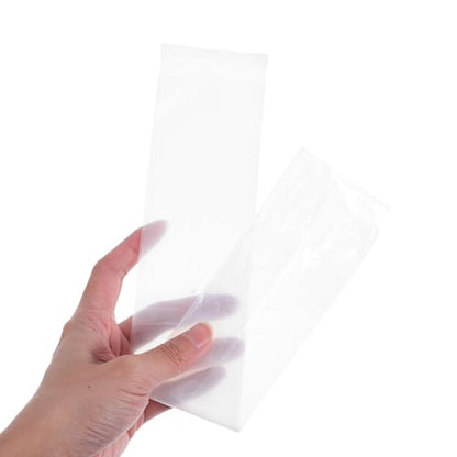 50pcs Clear Plastic Fish Transport Bags, Thick Aquarium Shipping Pouches for Live Fish, Secure Closure packing bags for Long Distance Transport, Temporary Isolation