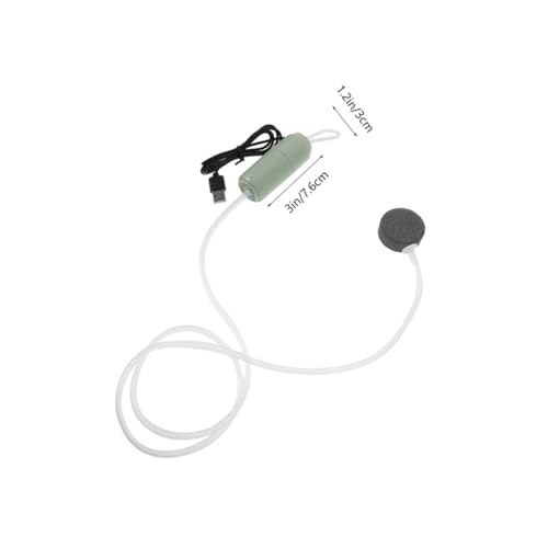 POPETPOP Portable USB Air Pump for Fish Tank Quiet Oxygenation Pump for Aquariums Compact Lightweight Design for Aquatic Plants and Fish Tanks Low Noise Operation
