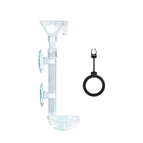 Feeder Acrylic Shrimp Feeders Tube Dish Set Highly Transparents Acrylic Aquariums Feeders for Home Aquariums - size: 135-245mm