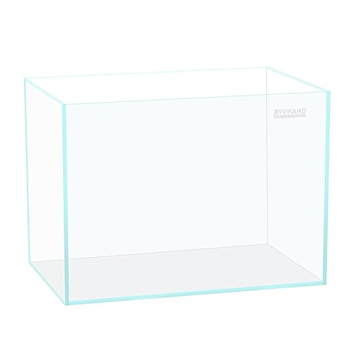 3.5 Gallon Rimless Aquarium, Ultra Clear Low Iron Nano Fish Tank for Betta Shrimp, L15×W5.5×H9.8 Glass Thickness 5mm with EVA Foam Leveling Mat - size: 3.5 Gallons