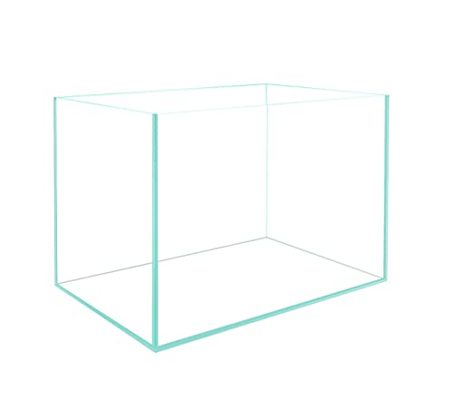 Small Nano Rimless Tank, Clear Glass Fish Tank, 1.1 Gallon, 7.8x5.5x5.9inch/20x14x15cm, Betta Fish Tank