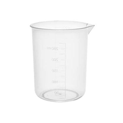 Othmro Measuring Cup 250ml Plastic Graduated Beaker Transparent for Lab Kitchen Liquids 1pcs - color: 250ml 1Pcs