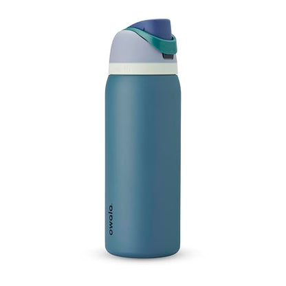 Owala FreeSip Stainless Steel Water Bottle 32 oz Denim - color: Denim, size: 32 Ounces