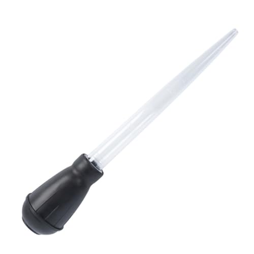30mL Manual Fish Tank Cleaning Waste Remover,Black Aquarium Clean Pipette Dropper with Precise Scale Marks,Essential Aquarium Cleaning Tools for Gravel Cleaning