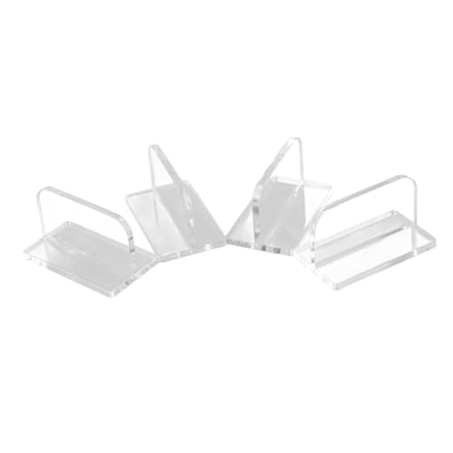 BESPORTBLE 4pcs Fish Tank Cover Handles Acrylic Replacement Lid Holders for Aquariums Easy Installation Prevents Finger Injuries Aquarium Accessories