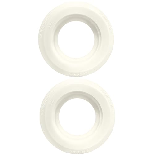 2 inch Hydroseal flexible tank adapter TPV Bulkhead Fitting Tank Wall Connector for IBC Tote/Drum, Aquaculture & Hydroponic Tanks, Water Filtration, Irrigation & Drainage water tank adapter - size: 2 inches-2Pcs